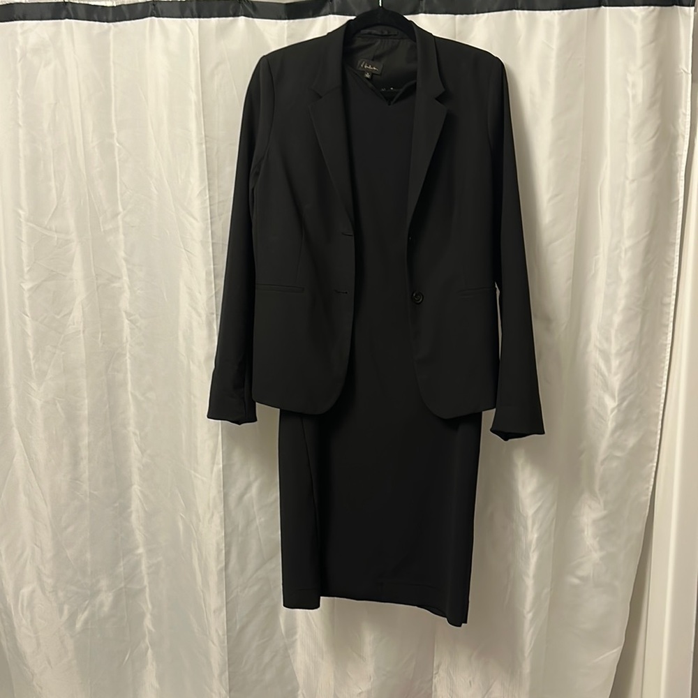 T. Babaton Dress + Blazer. Black.